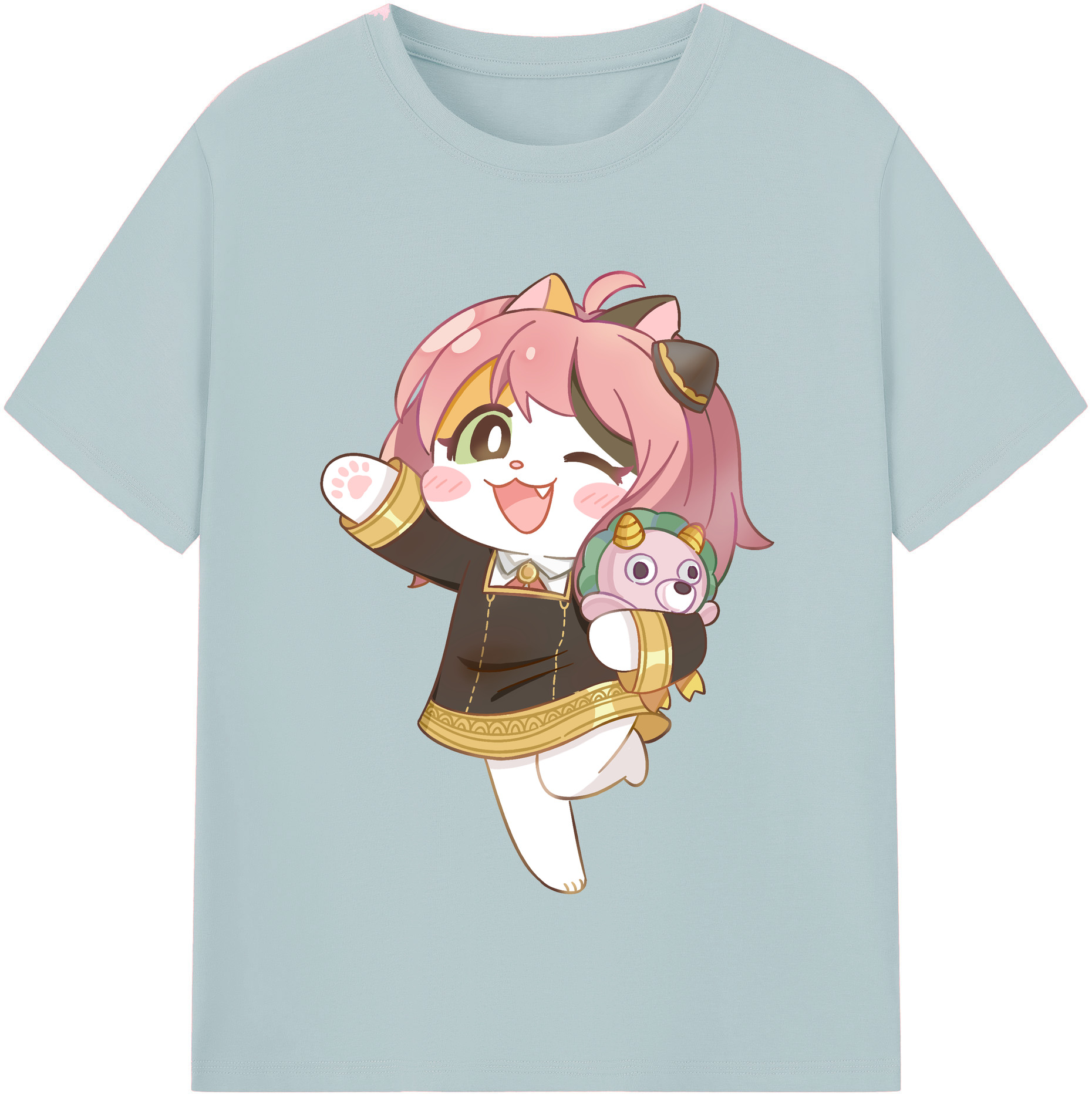 （画像用） SPY×FAMILY间谍家家酒 綿100％半袖Tシャツ（フロントプリント）